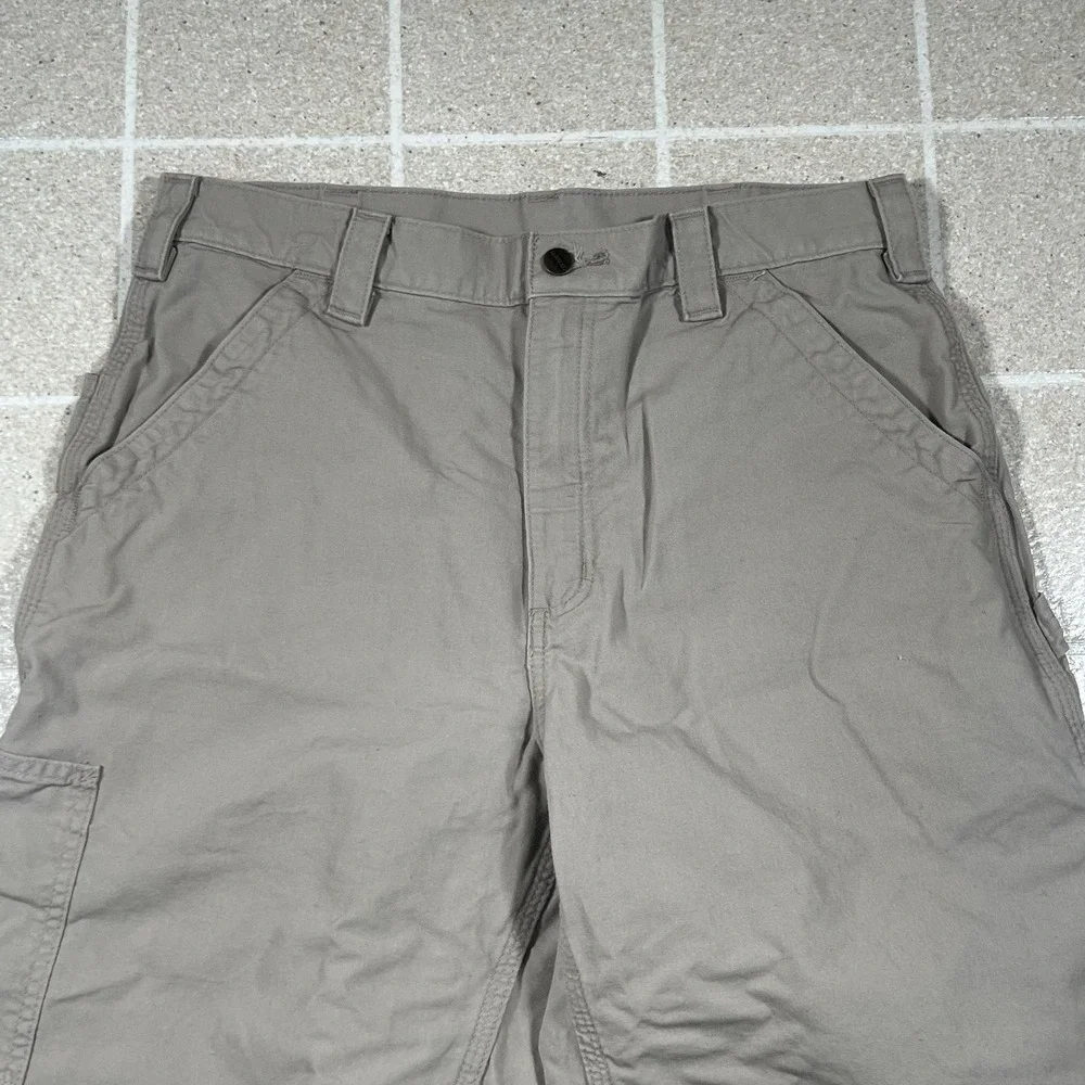 Carhartt B147 TAN Men's Workwear TanConstruction Outdoor Shorts Size 32